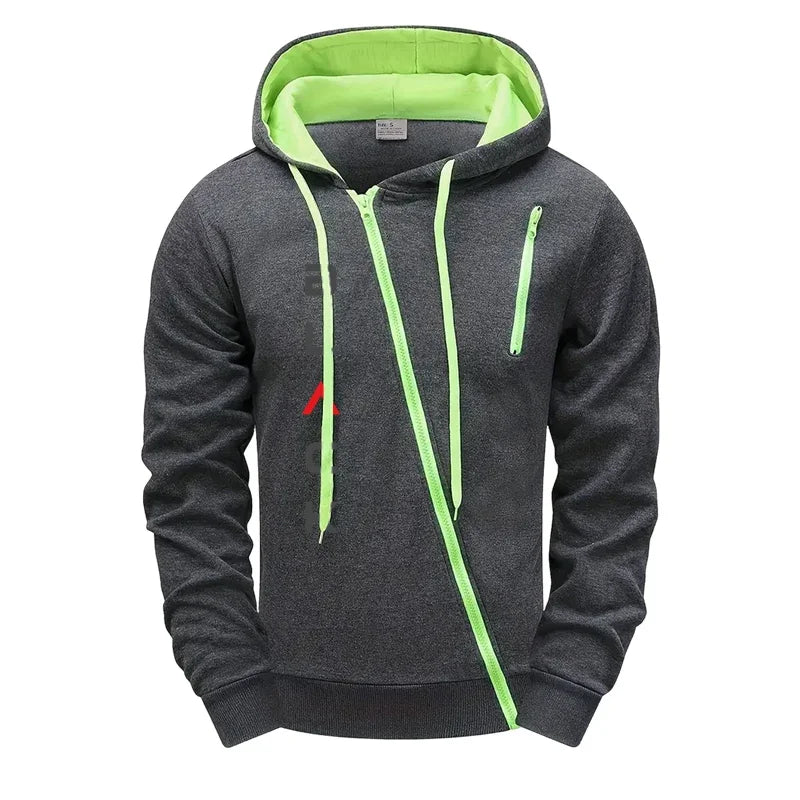 Men's Letter Print Zip Tracksuit