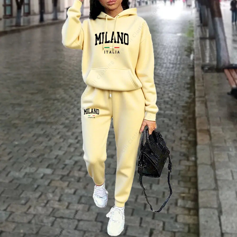 Women's 2-Piece Hoodie & Pants Tracksuit
