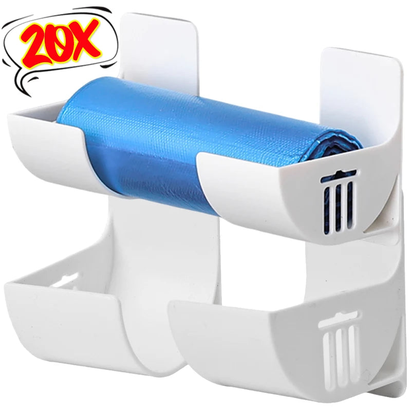 Wall-Mounted Trash Bag Holder & Dispenser