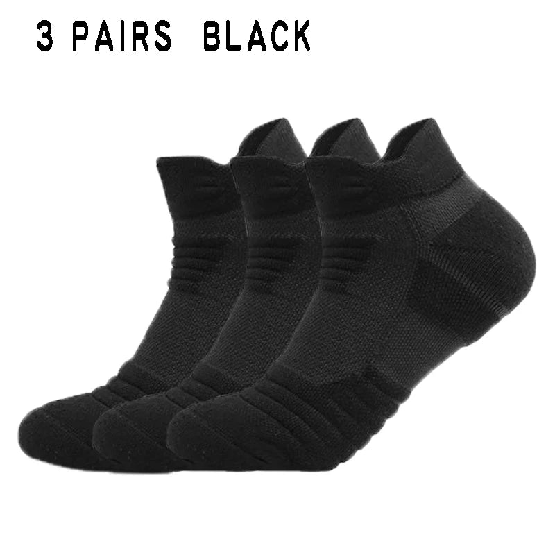 Cushioned Mesh Athletic Socks (3 Pairs)