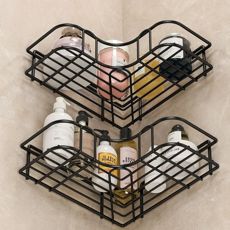 No-Drill Corner Shower Caddy Shelf