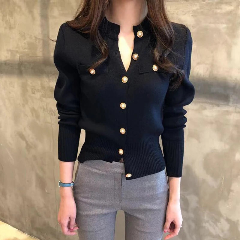 Women's Knitted Cardigan Sweater Coat