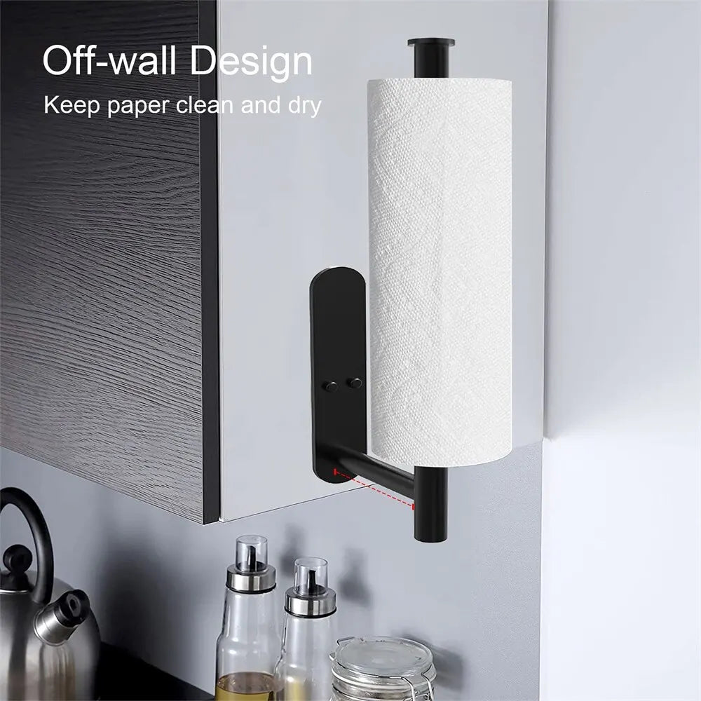 Adhesive Paper Towel & Toilet Roll Holder