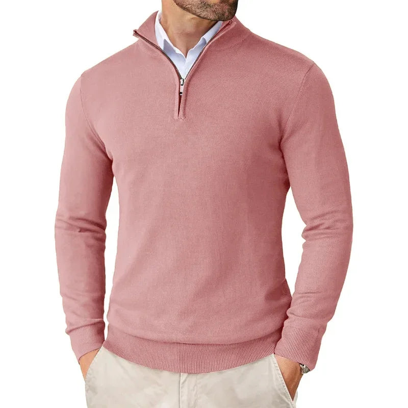 Men's Lightweight Quarter-Zip Sweater