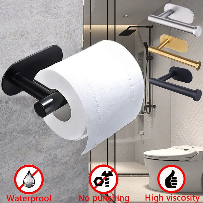 Adhesive Paper Towel & Toilet Roll Holder