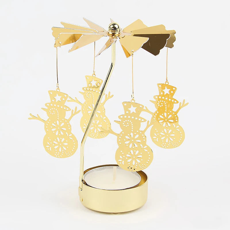 Rotating Metal Candle Holder