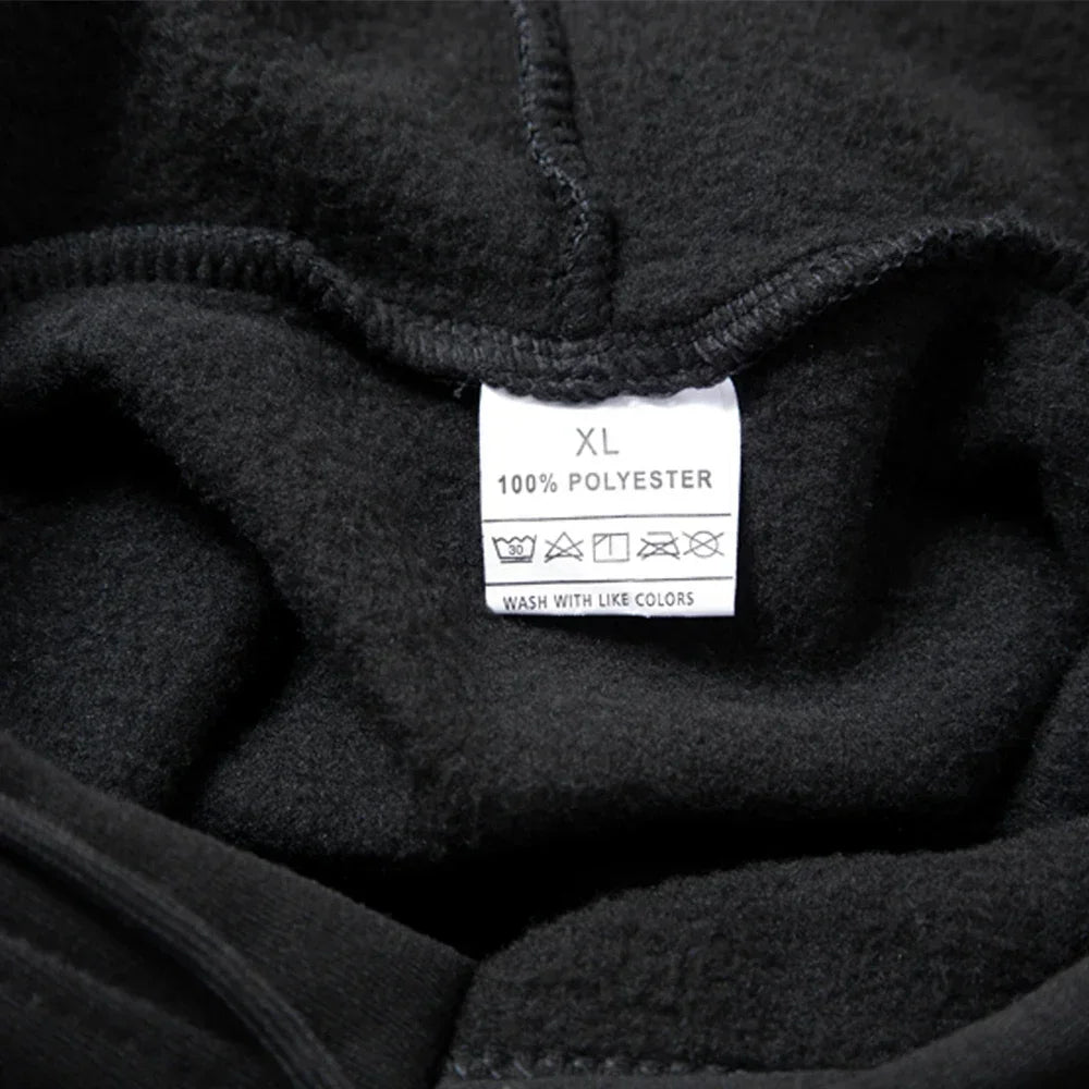Men's Paris Print Fleece Hoodie & Pants Set