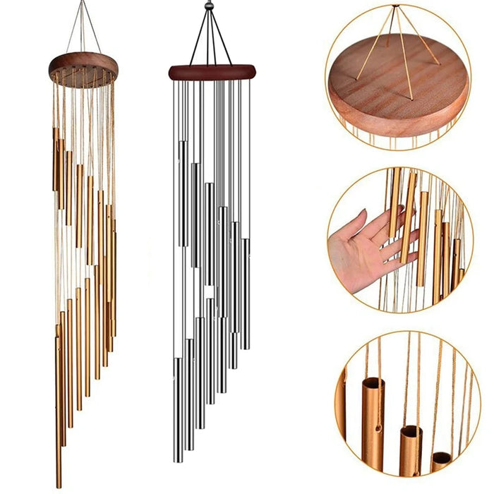 12-Tube Aluminum Wind Chimes