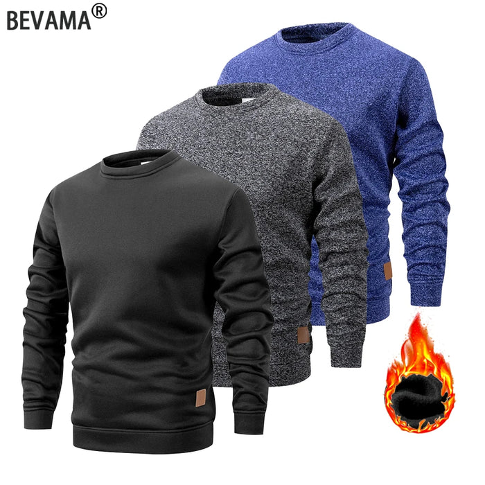 Men's Fleece-Lined Thermal Sweatshirt
