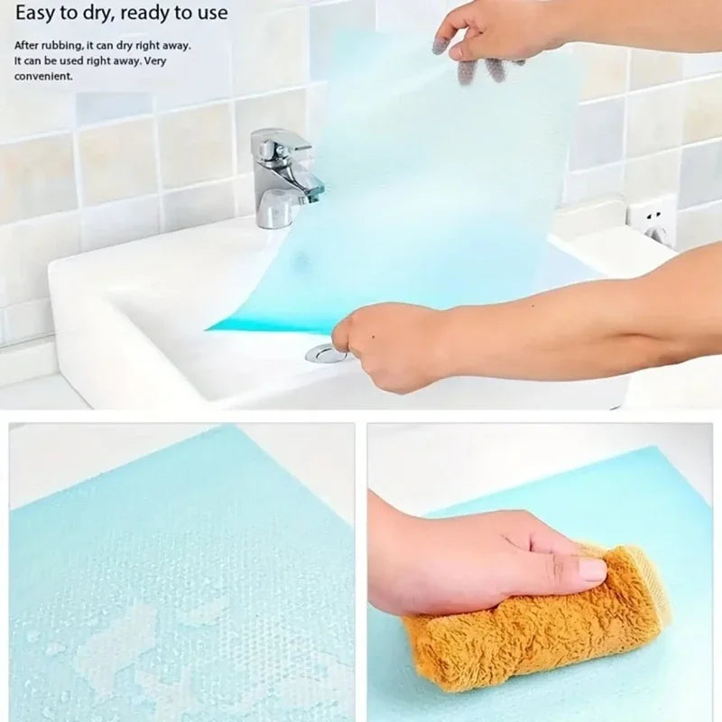 Washable EVA Fridge Liner Mats (4 Pcs)