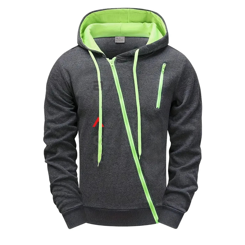 Men's Letter Print Zip Tracksuit