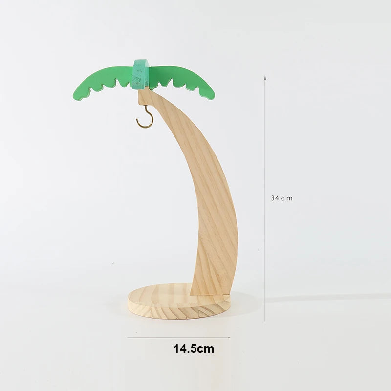 Wooden Leaf Banana Hanger Fruit Rack