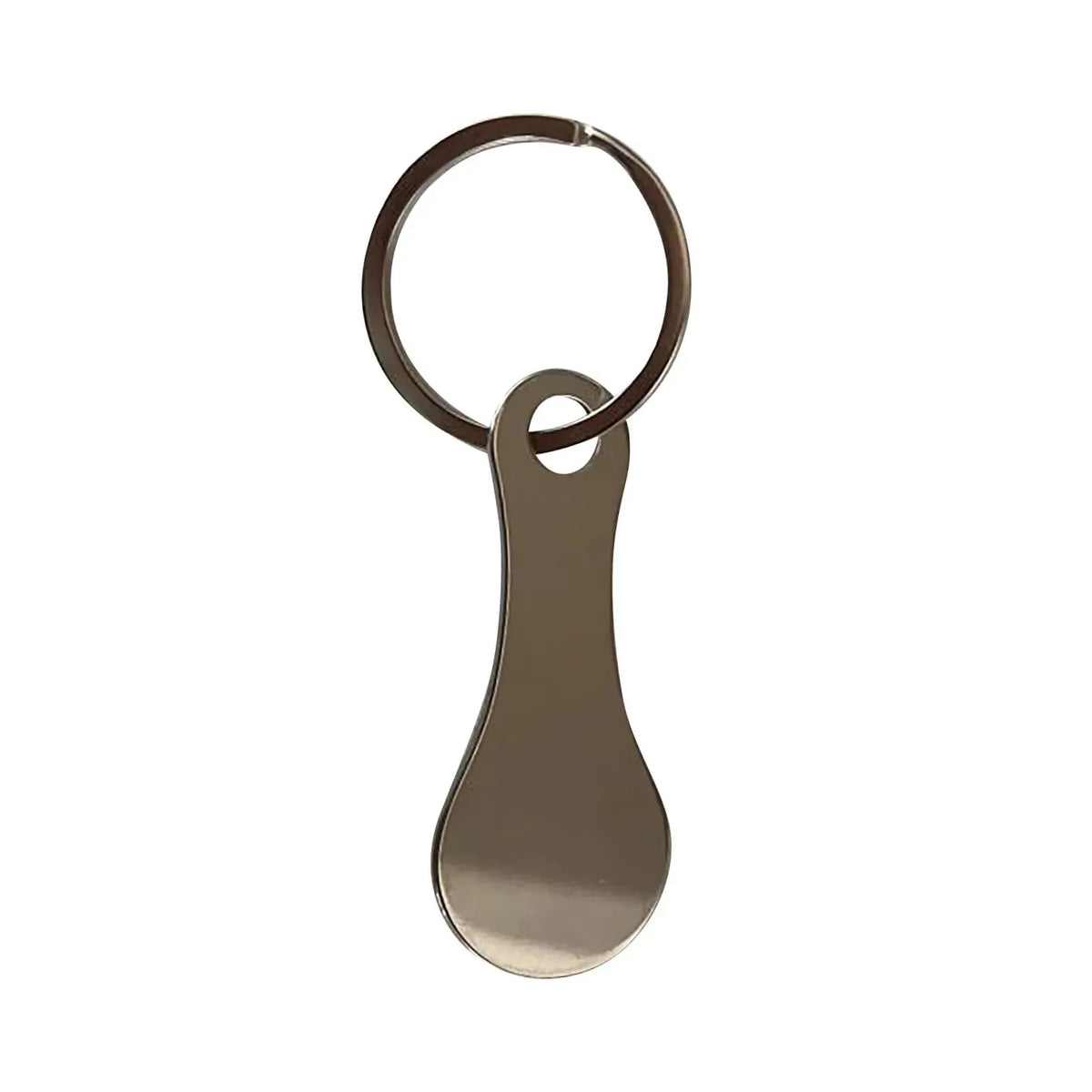 Stainless Steel Shopping Cart Token Keychain