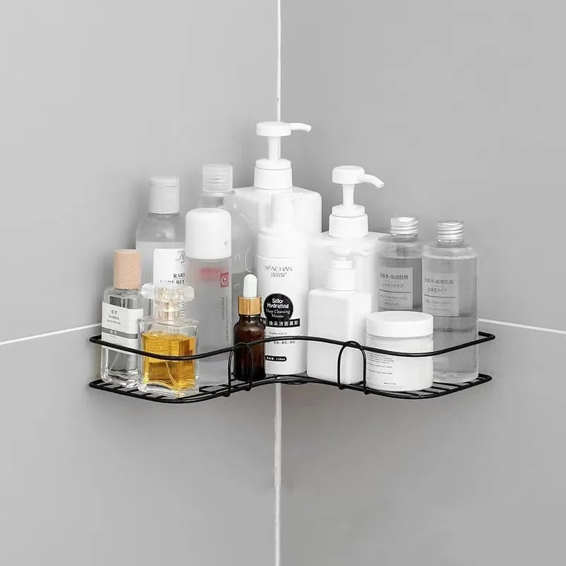 No-Drill Corner Shower Caddy Shelf