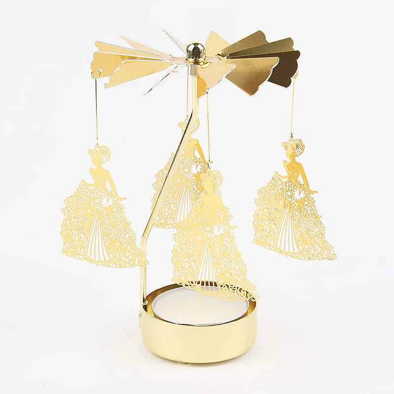 Rotating Metal Candle Holder