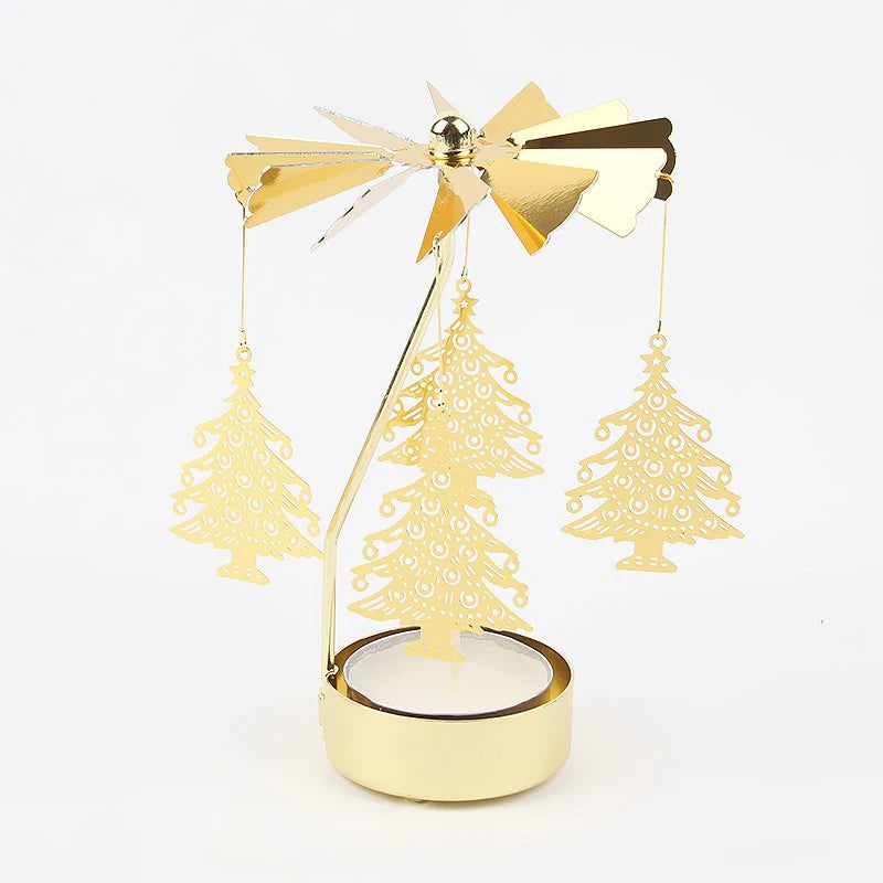 Rotating Metal Candle Holder