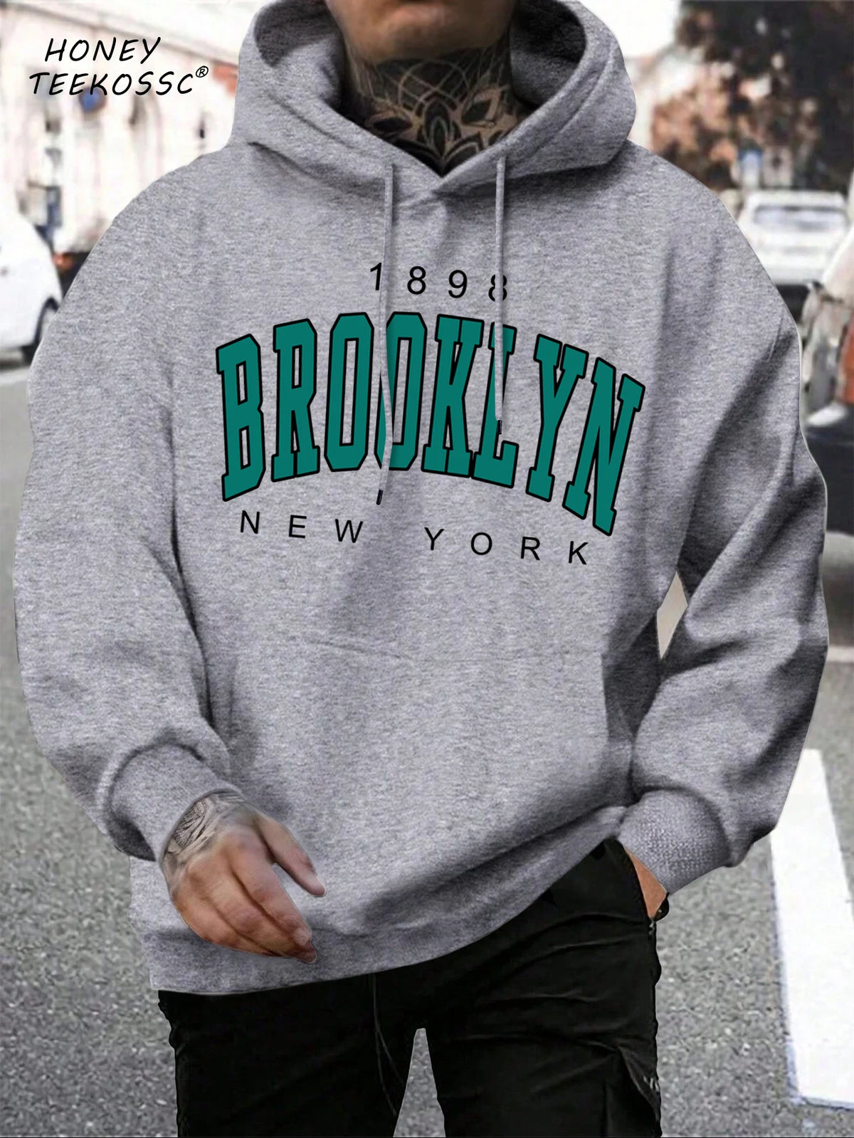 Men's Brooklyn Print Hoodie