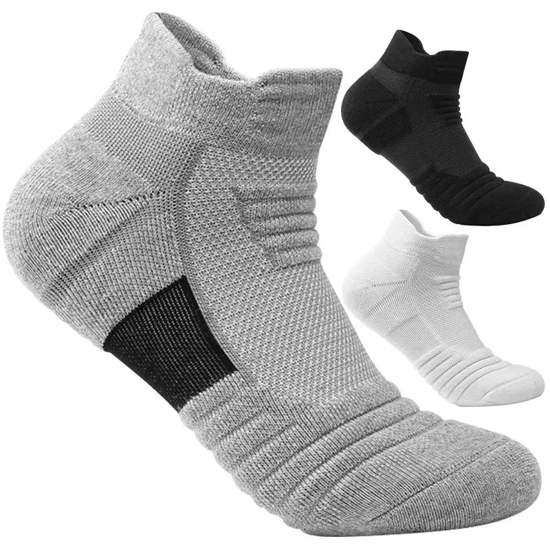 Cushioned Mesh Athletic Socks (3 Pairs)