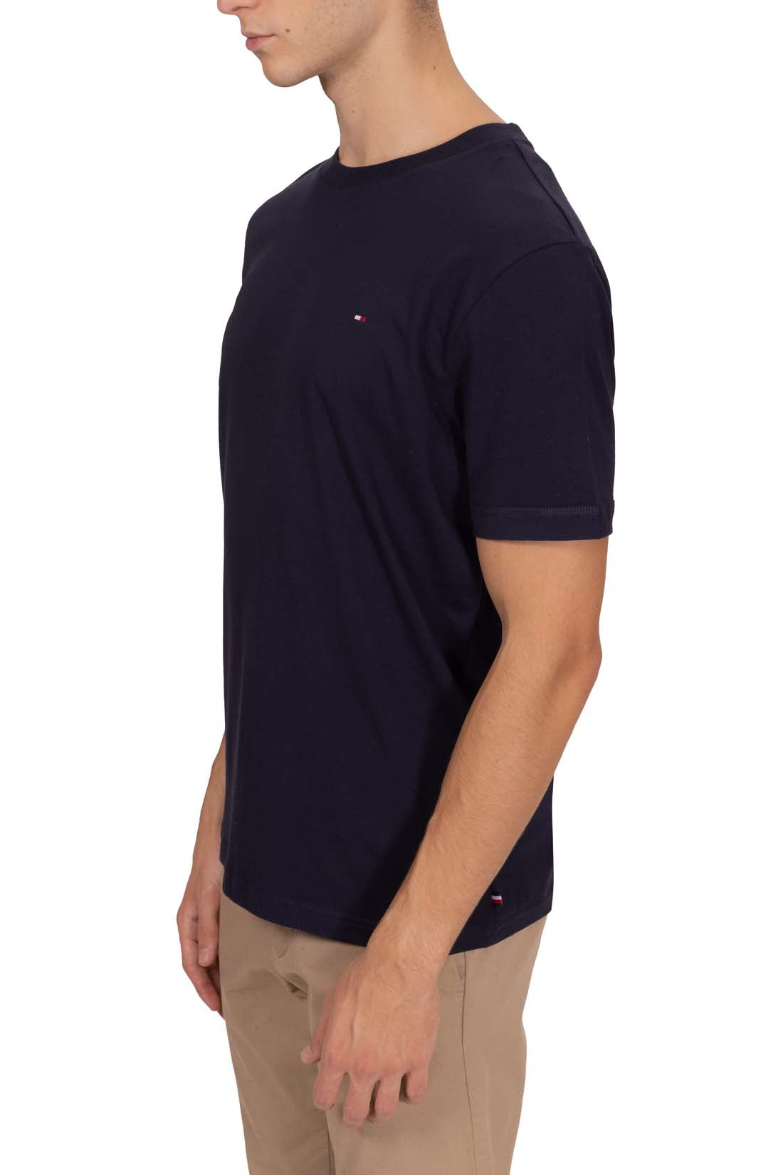 TOMMY HILFIGER - T-shirt uomo regular con logo flag  - Taglia XL-1