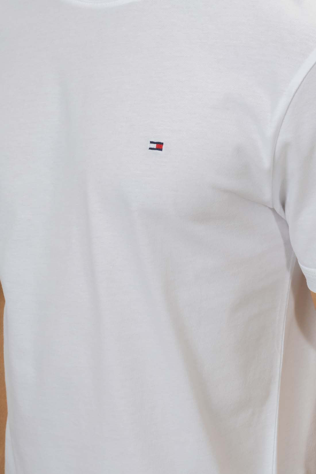 TOMMY HILFIGER - T-shirt uomo regular con logo flag  - Taglia XL-4