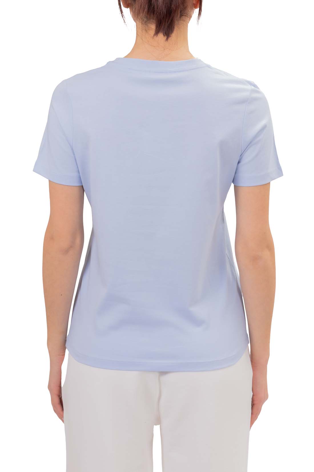 TOMMY HILFIGER - T-shirt donna regular con logo  - Taglia XL-10