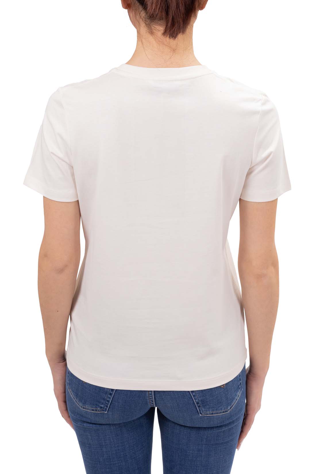 TOMMY HILFIGER - T-shirt donna regular con logo  - Taglia XL-14
