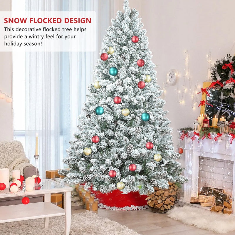 Artificial Christmas Tree 4–7 ft – Full PVC Xmas Tree for Home Holiday Decoration