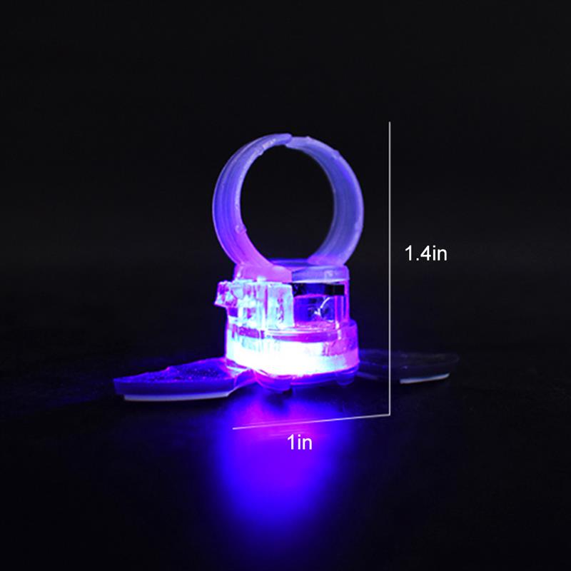 Light-Up LED Glow Rings – 50 Pack Party Favors for Halloween & Holiday Parties