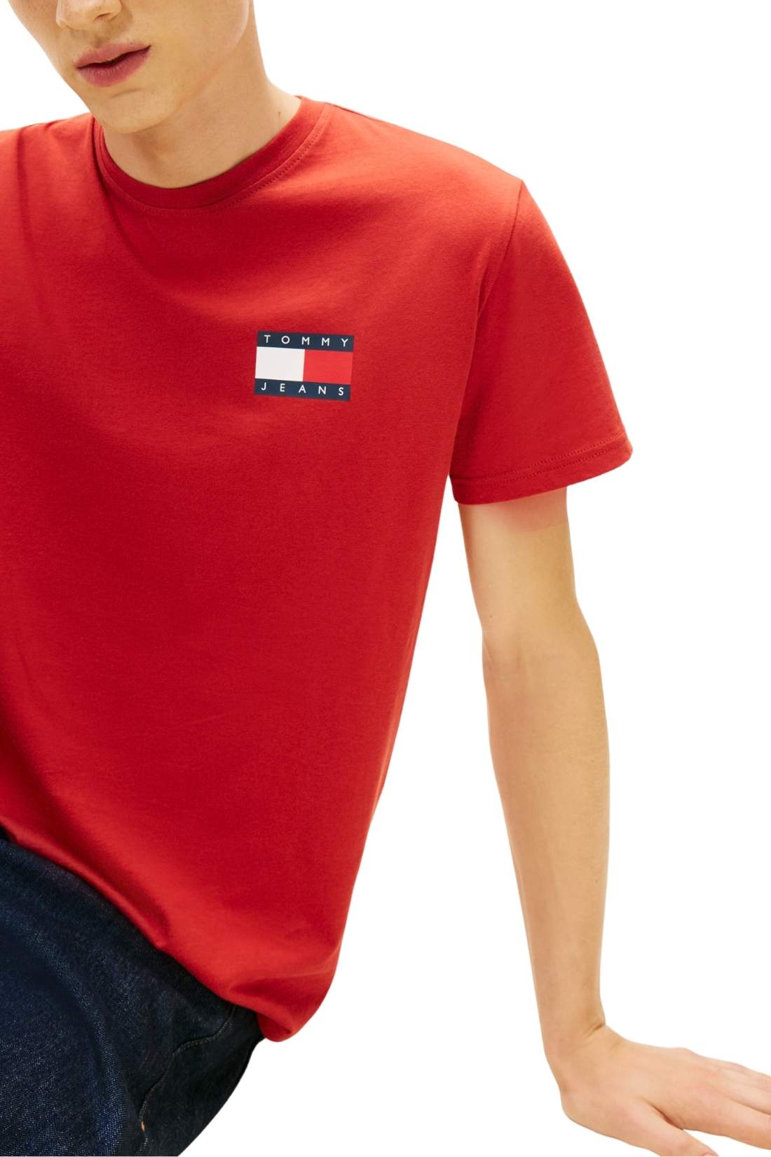 TOMMY JEANS - Men's slim logo T-shirt  - Size XL-6